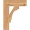 Ekena Millwork Merced Block Smooth Bracket, Western Red Cedar, 3 1/2"W x 14"D x 18"H BKT04X14X18MRC05SWR - alternate 2